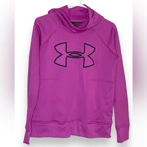 Under Armour women’s Fleece Big Logo slouch Hoodie- purple